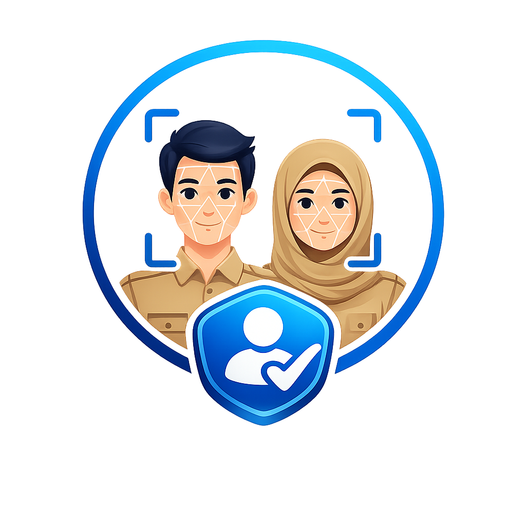 Logo Absensi Wajah Pegawai dan Guru